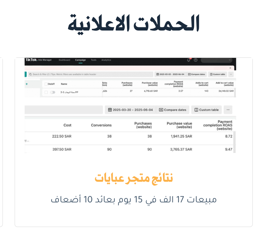 إثبات نتائج TikTok Ads